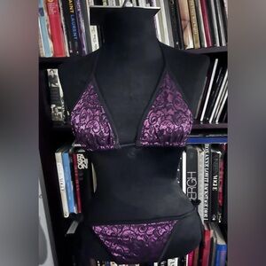 Luxurious Purple Lace Women's Bra